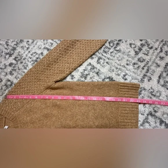 J. Crew Honeycomb Balloon~Sleeve Crewneck Sweater Size XS - Picture 5 of 11